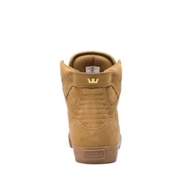 Supra Mens SKYTOP Tan/Lt Gum High Top Shoes | CA-79318